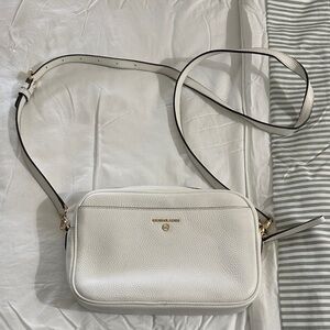 Michael Kors White Crossbody Bag